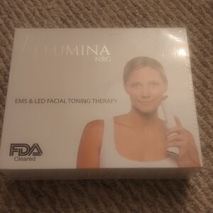 LUMINA NRG EMS & LED Facial Toning Therapy - White